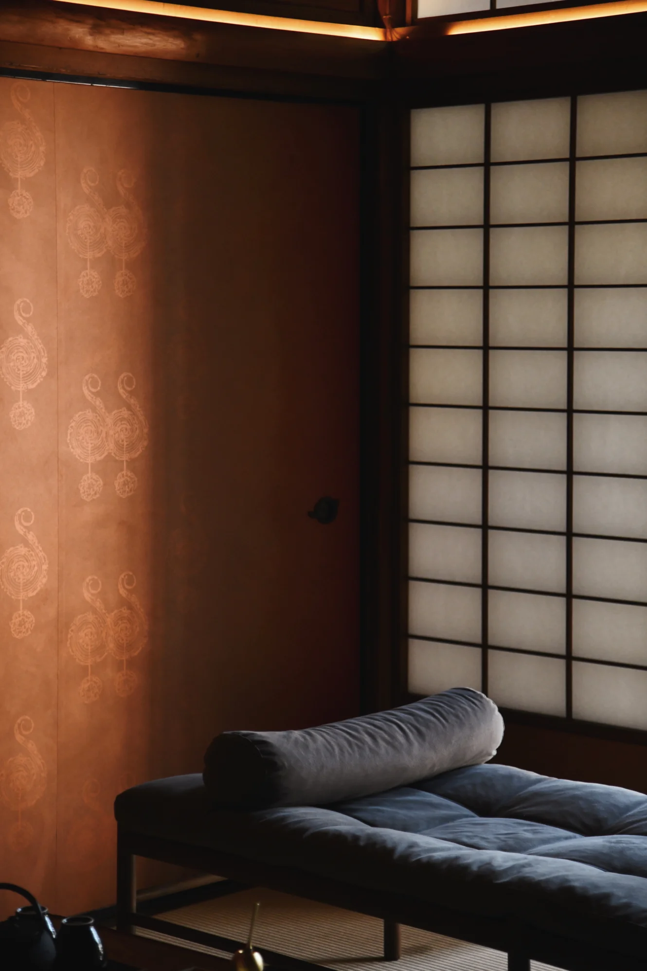Traditional Japanese interior space